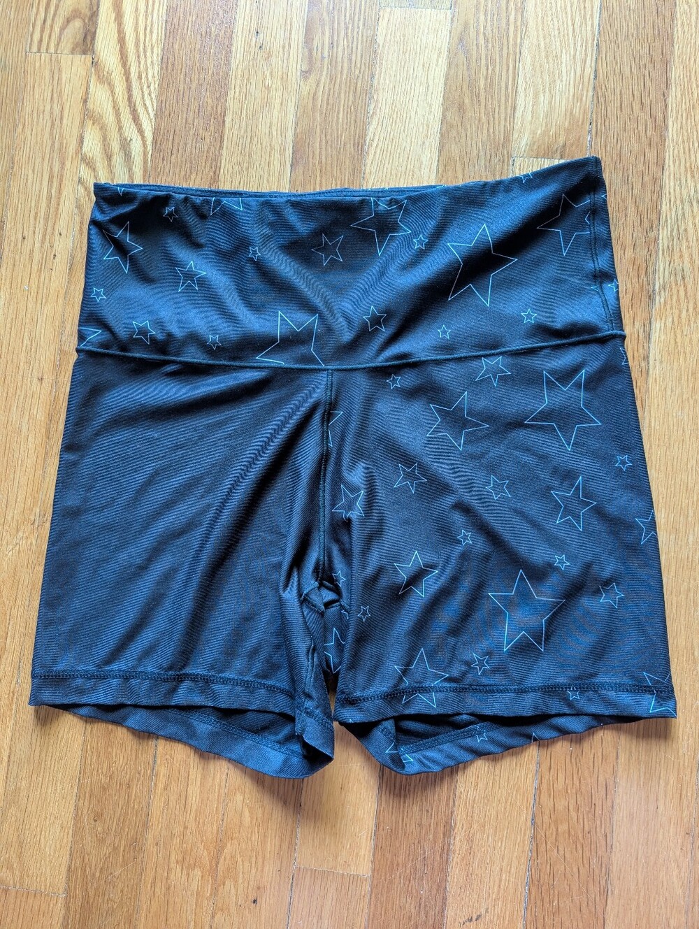 Like New Day Won Bike Shorts Size 14/XL Star Print